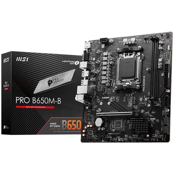 MSI Main Board Desktop PRO B650M-B