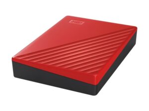 WD My Passport 6TB portable HDD Red