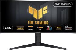 ASUS VG34VQL3A 34", 2xHDMI, 2xDP, HUB, 180Hz, zvuč