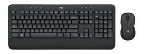 Logitech MK545 bežična tipkovnica i miš, crna