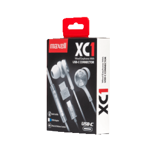 Maxell XC1 USB-C slušalice, bijele