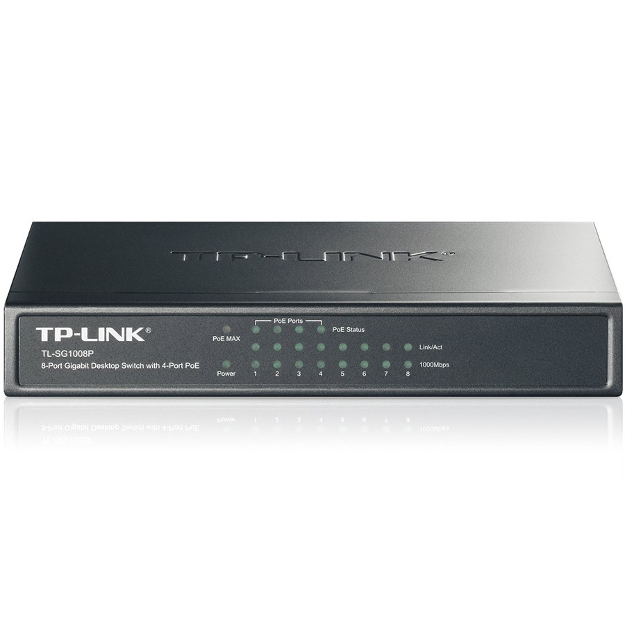TP-Link TL-SG1008P 8-Port Gigabit Desktop Switch