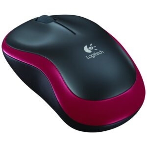 LOGITECH M185 Wireless Mouse - RED
