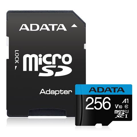 MEM SD MICRO 256GB Premier A1 + ADP AD