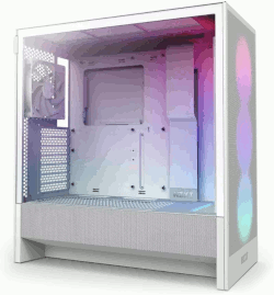 NZXT H5 Flow RGB 2024, bijelo bez napajanja, ATX