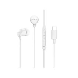 Philips žične slušalice USB-C TAE2146WT, bijele