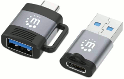 Manhattan adapter set:USB-C/USB-A&USB-A/USB-C