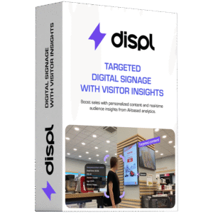 Displ, Targeted Digital Signage with Visitors