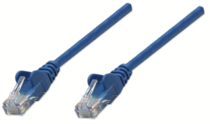 Intellinet Cat5e, CCA, U/UTP, PVC, RJ45,7.5m,plavi