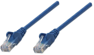 Intellinet Cat6, CCA, U/UTP, PVC, RJ45, 2m, plavi
