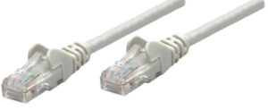 Intellinet Cat6, CCA, U/UTP, PVC, RJ45,0.25m, sivi