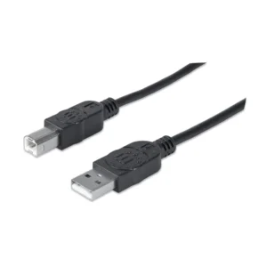 Manhattan kabel USB-A/USB-B M/M,za printer,3m,crni