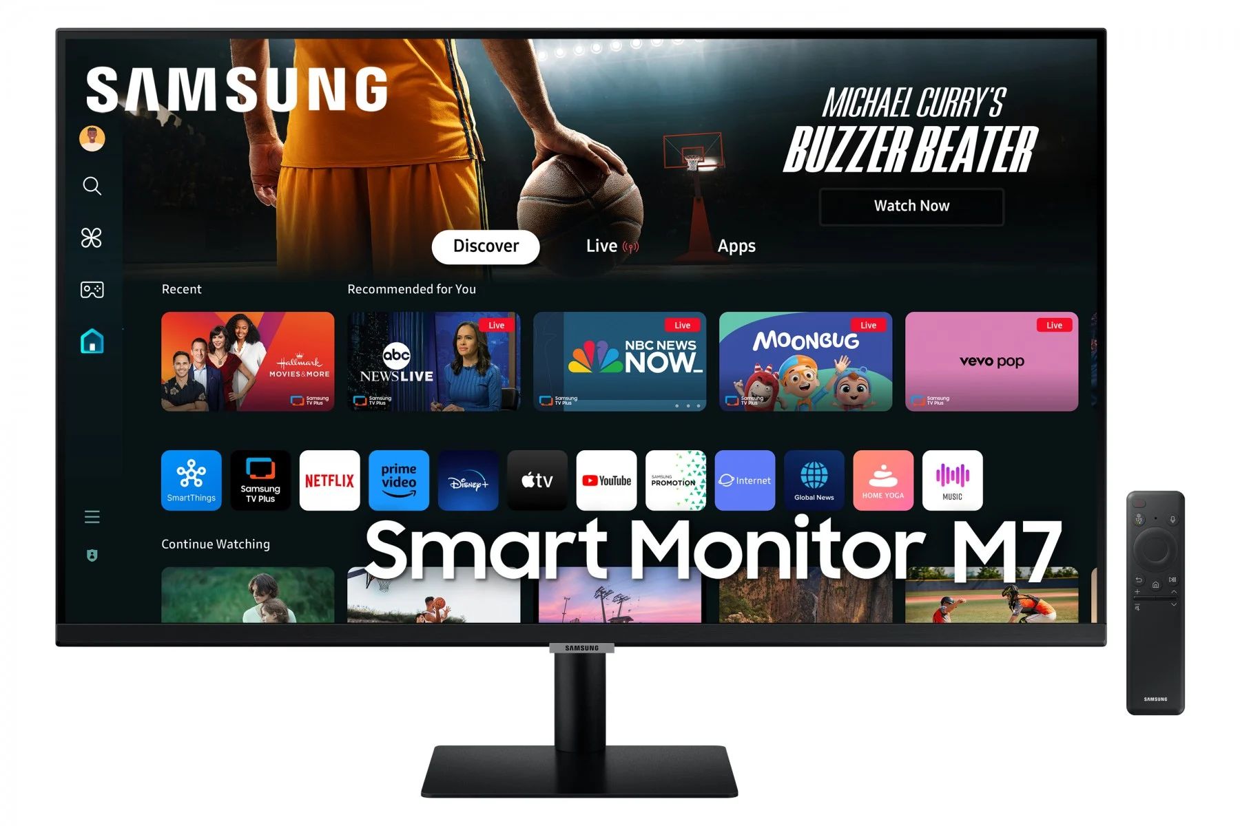 Monitor 32" Samsung Smart Monitor M7 M70F (LS32FM702UUXDU)