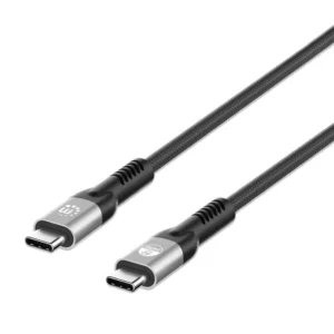 Manhattan kabel USB-C, M/M, 2.0 Type-C, 1m, crni