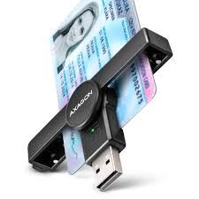 Čitač pametnih kartica AXAGON CRE-SMPA USB 2.0 Pocket Reader