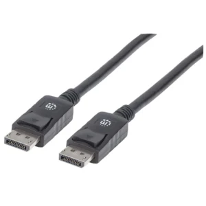 Manhattan kabel DP-DP M/M, 4K@60Hz, 1m, crni