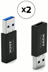 Port adapter USB-C F -> USB-A M, 2 kom