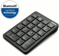 port designs numeric keypad - rechargeable bluetooth -... Port bluetooth numerička tipkovnica, punjiva