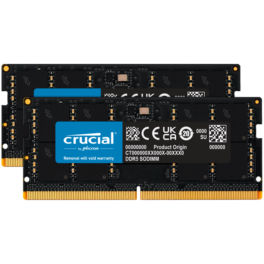 Crucial 96GB Kit (2x48GB) DDR5-5600 SODIMM