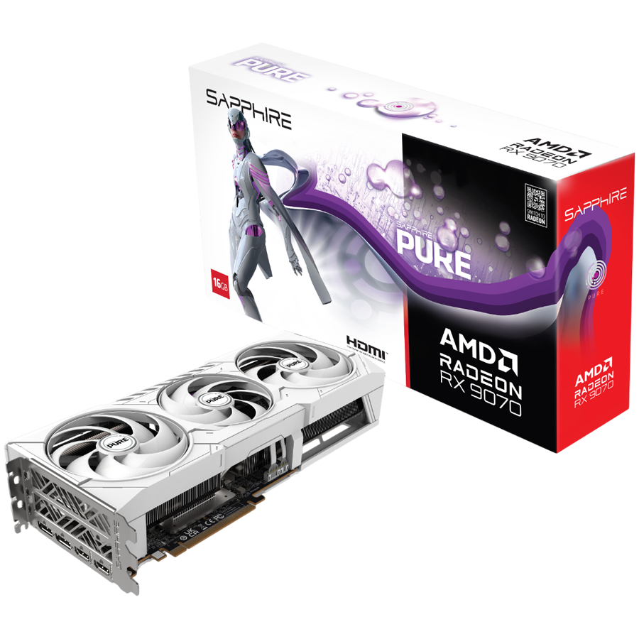 SAPPHIRE PURE AMD RADEON RX 9070