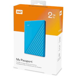 WD Passport 2TB Portable, USB 3.0 Plavi