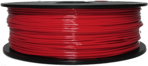 TPU filament 1.75 mm, 1 kg, red