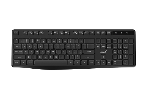 Genius KB-7200, bežična tipkovnica, silent, crna