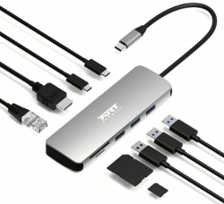 Port docking 1X4K USB-C 9 devices 85W