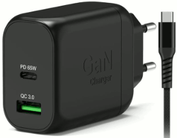 Port zidni punjač 65W type C GaN2 + USB-C kabel 2m