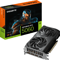 Gigabyte GF RTX5060 Windforce Max OC V2, 8GB GDDR7